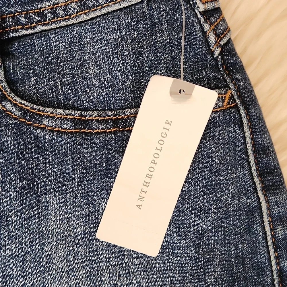 Anthropologie Pilcro Mid Rise Denim Shorts